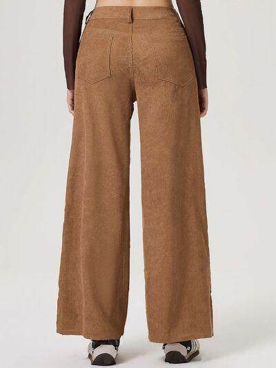 Stylish Wide Leg Pants with Pockets for Comfortable Wear