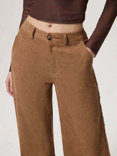 Stylish Wide Leg Pants with Pockets for Comfortable Wear