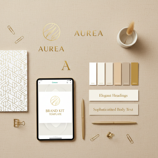 Canva Brand Kit Template — Complete Brand Identity for Small Businesses